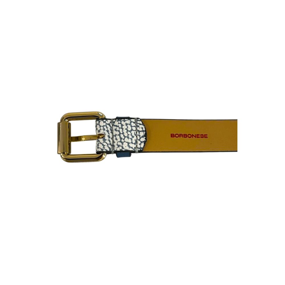 Borbonese Blue Polyvinyl Women's Women's Belt