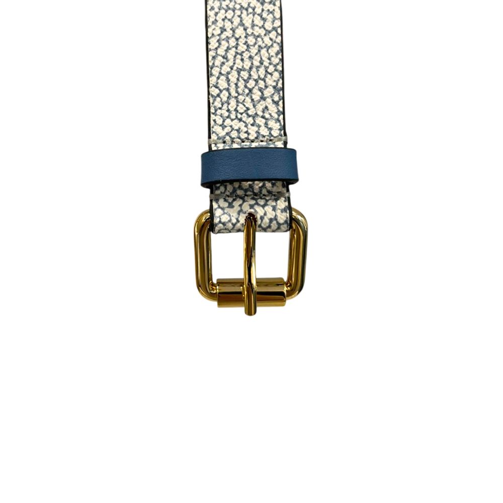 Borbonese Blue Polyvinyl Women's Women's Belt