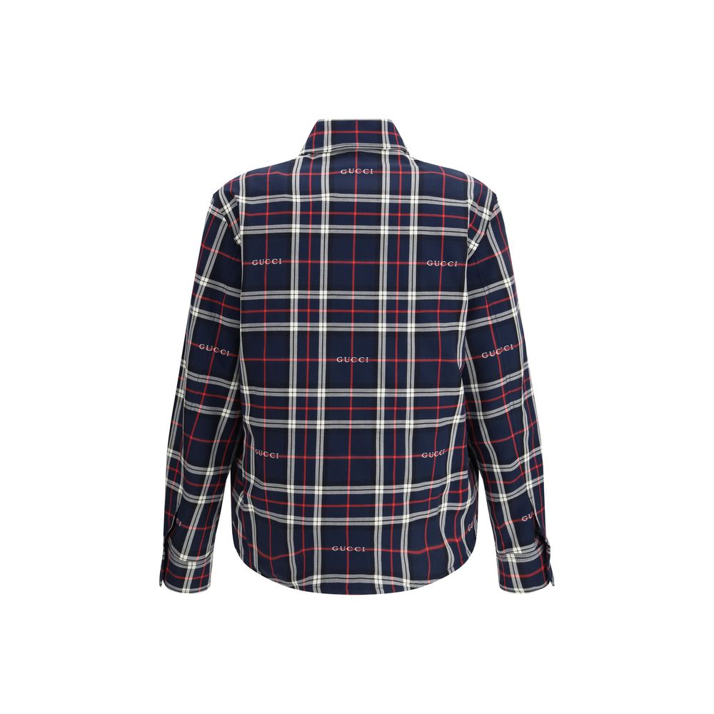 Gucci Blue Cotton Men's Jacket