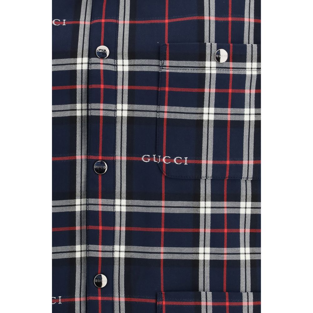 Gucci Blue Cotton Men's Jacket