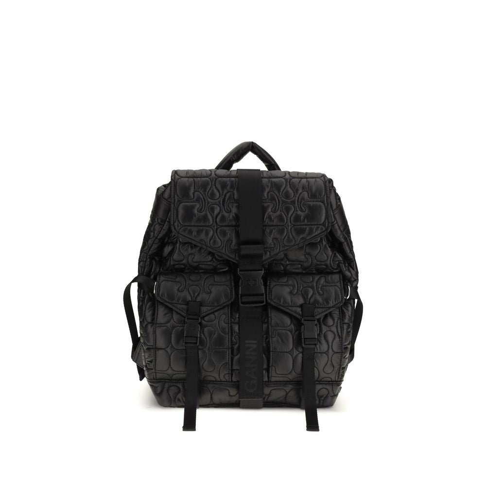 Ganni Black Polyamide Women's Backpack