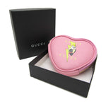 Gucci Heart Pink Leather Wallet  (Pre-Owned)