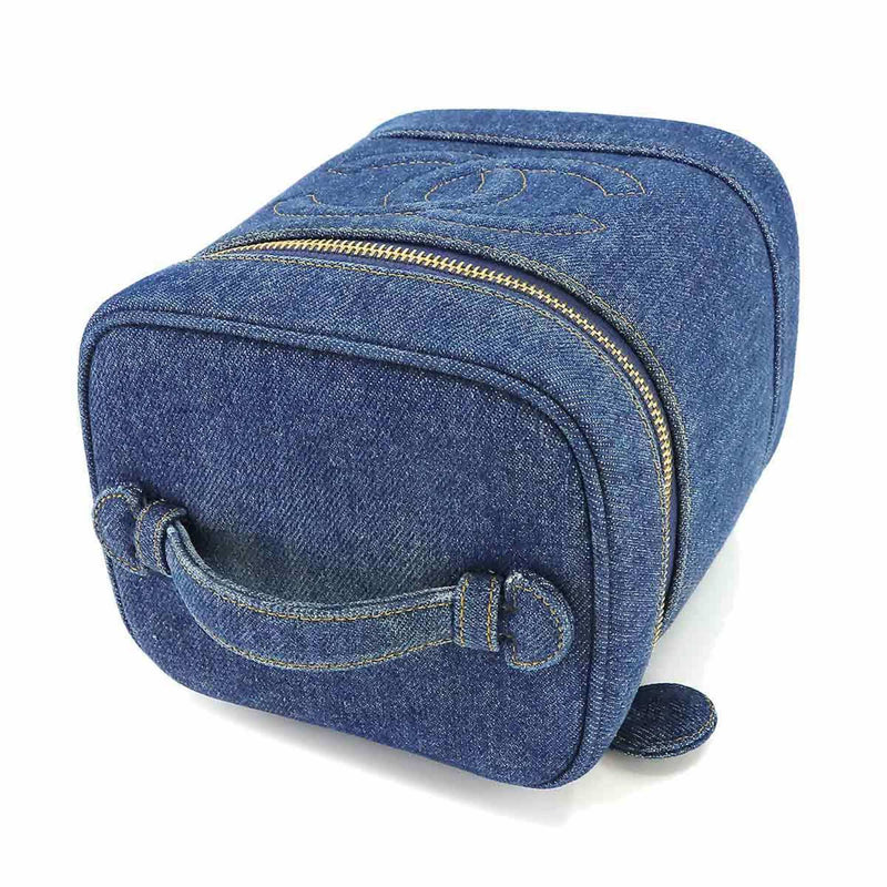 Chanel Vanity Blue Denim - Jeans Handbag (Pre-Owned)