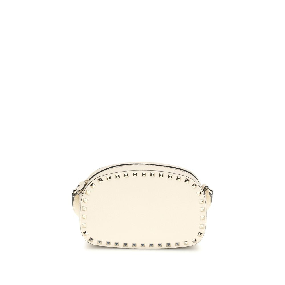 Valentino Garavani Beige Calf Leather Bos Taurus Shoulder Women's Bag