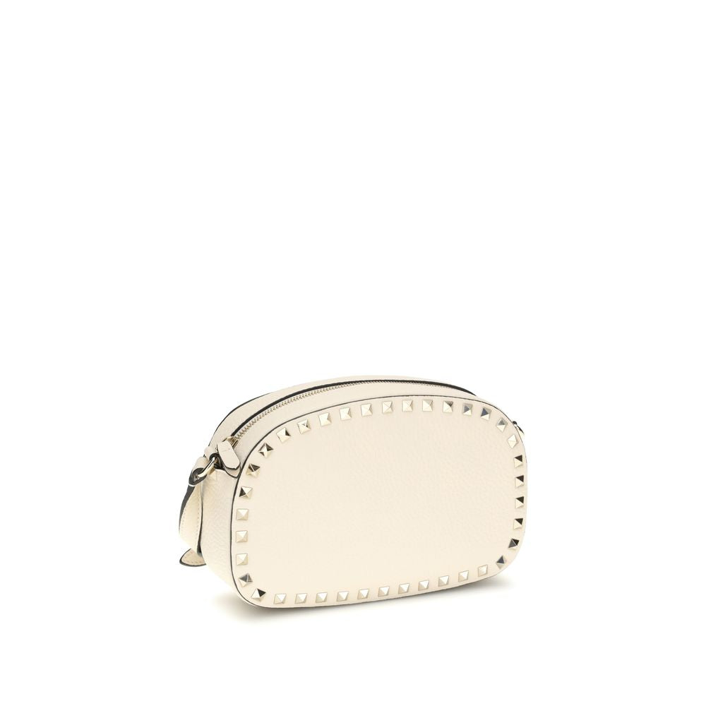 Valentino Garavani Beige Calf Leather Bos Taurus Shoulder Women's Bag
