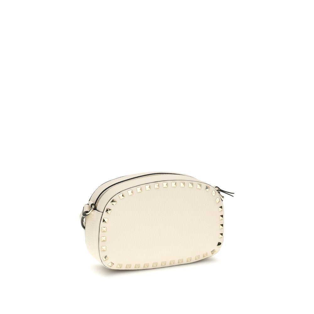 Valentino Garavani Beige Calf Leather Bos Taurus Shoulder Women's Bag