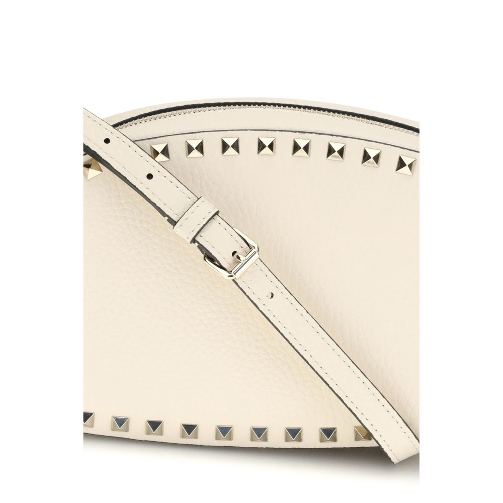 Valentino Garavani Beige Calf Leather Bos Taurus Shoulder Women's Bag