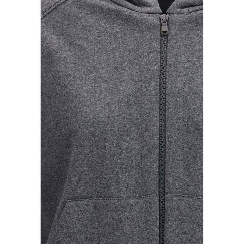 Brunello Cucinelli Gray Cotton Women's Sweatshirt