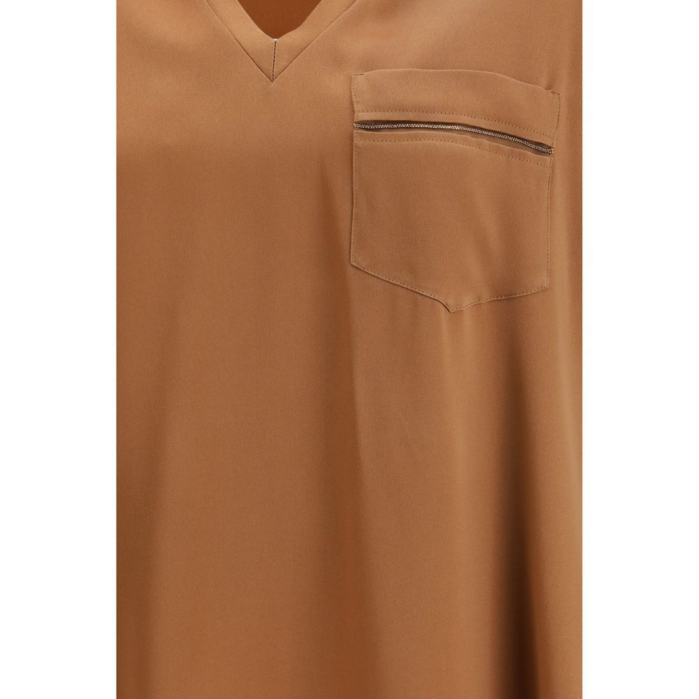 Fabiana Filippi Beige Viscose Women's T-Shirt