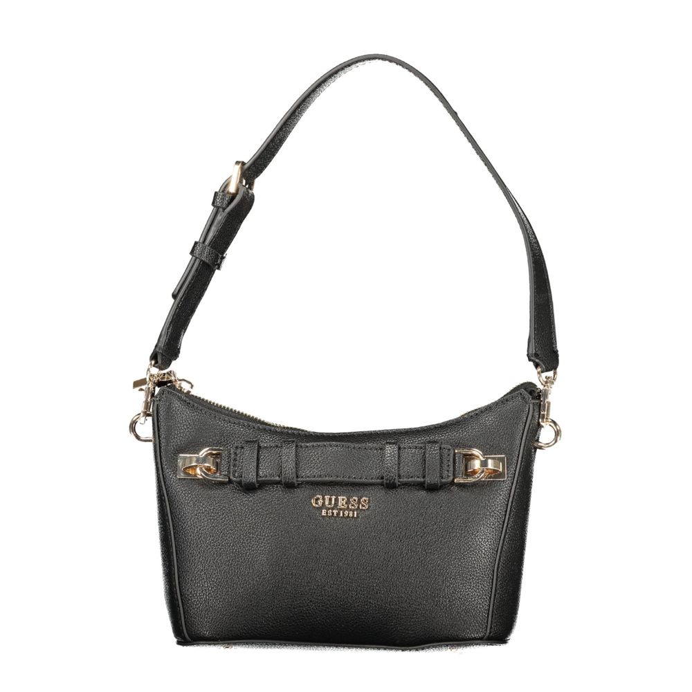 Guess Jeans Black Polyurethane Women Women's Handbag