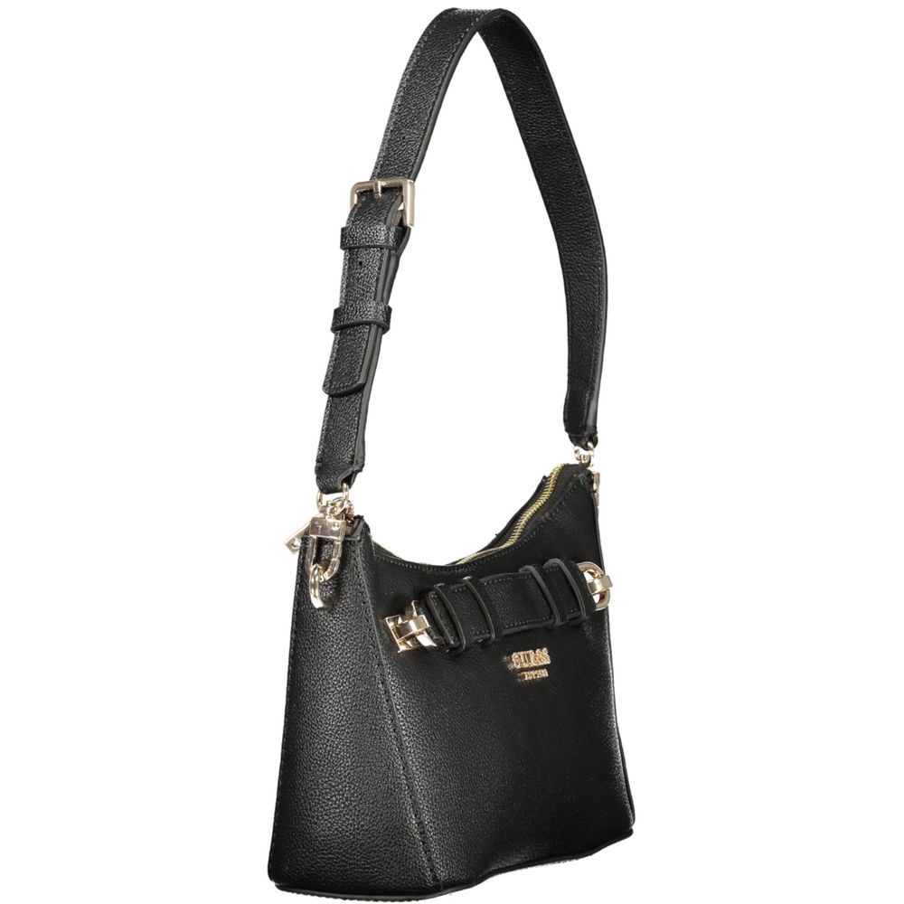 Guess Jeans Black Polyurethane Women Women's Handbag