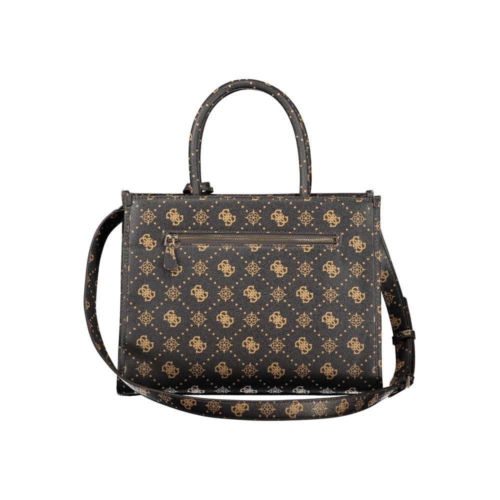 Guess Jeans Marrone Poliuretano Woman Women's Handbag