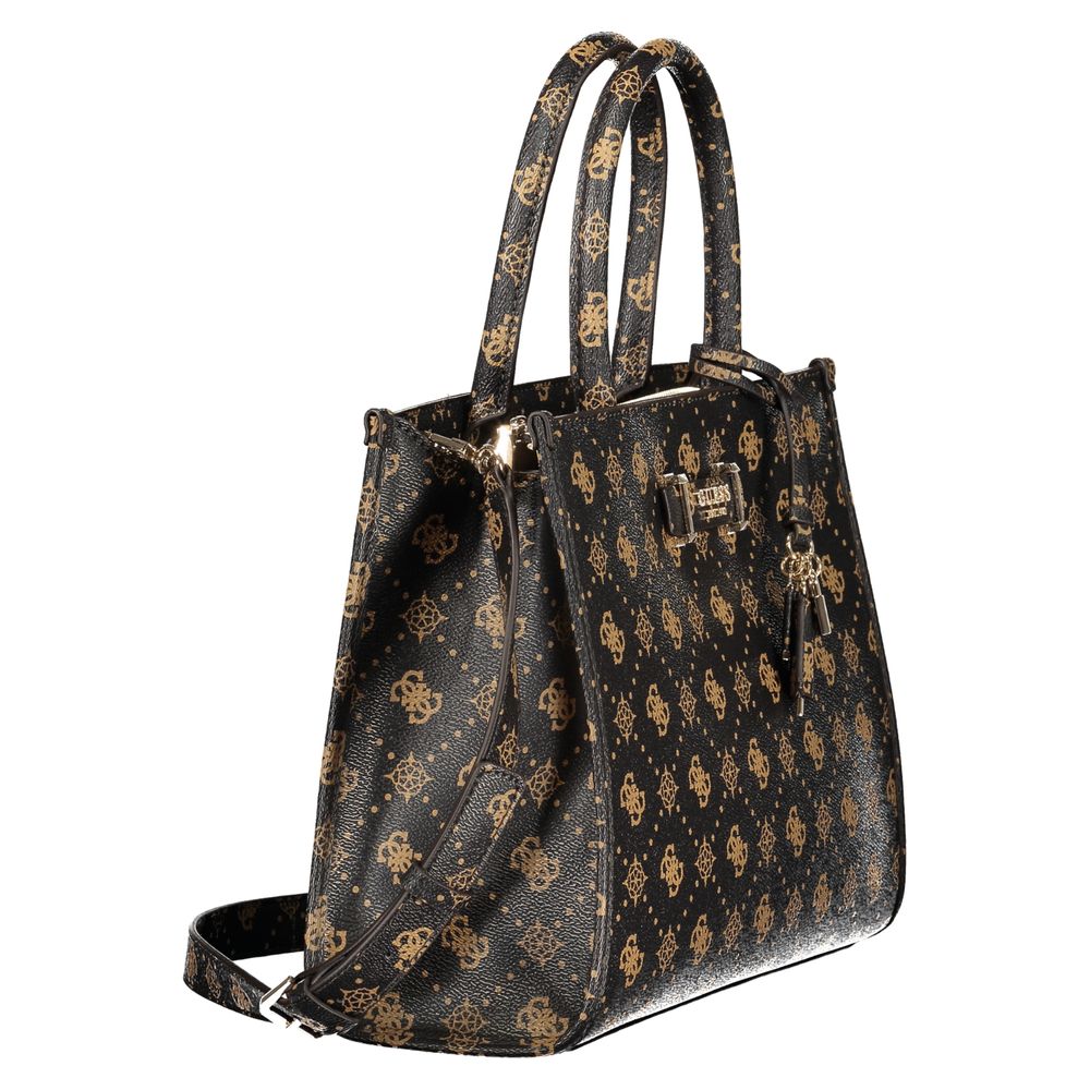 Guess Jeans Marrone Poliuretano Woman Women's Handbag