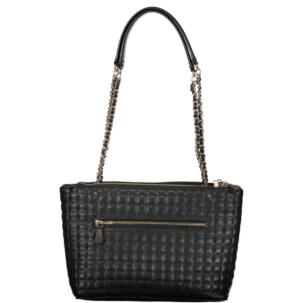 Guess Jeans Nero Poliuretano Women Women's Handbag
