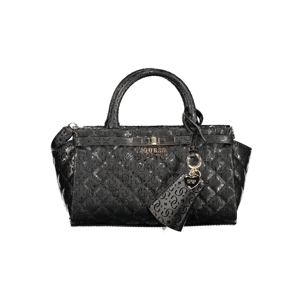Guess Jeans Black Polyurethane Women Women's Handbag