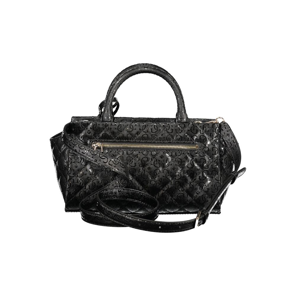Guess Jeans Black Polyurethane Women Women's Handbag