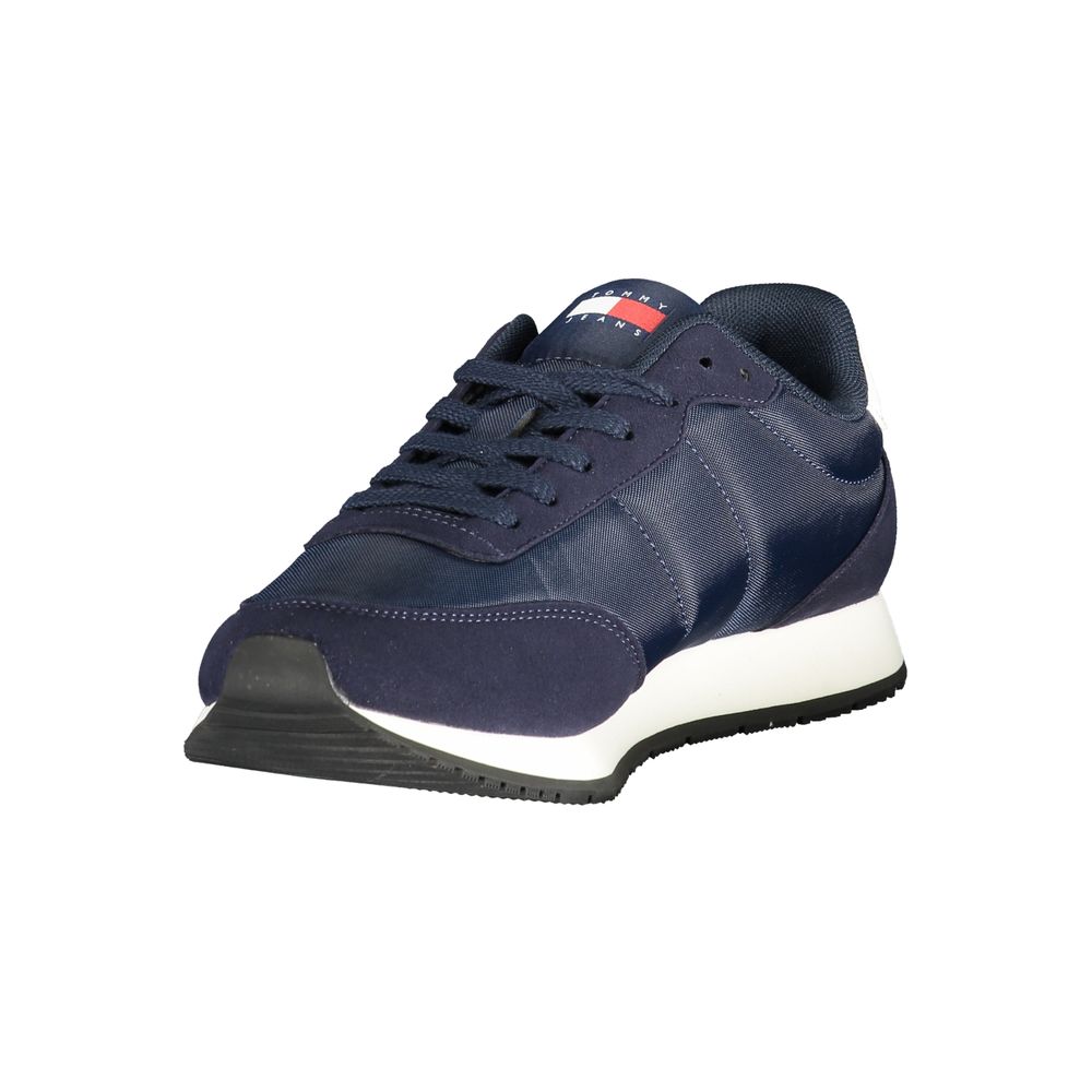 Tommy Hilfiger Blue Polyurethane Men Men's Sneaker