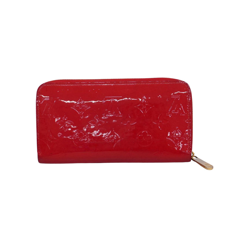 Louis Vuitton Zippy Wallet Red Patent Leather Wallet  (Pre-Owned)