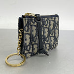 Dior Trotter Navy Canvas Wallet  (Pre-Owned)