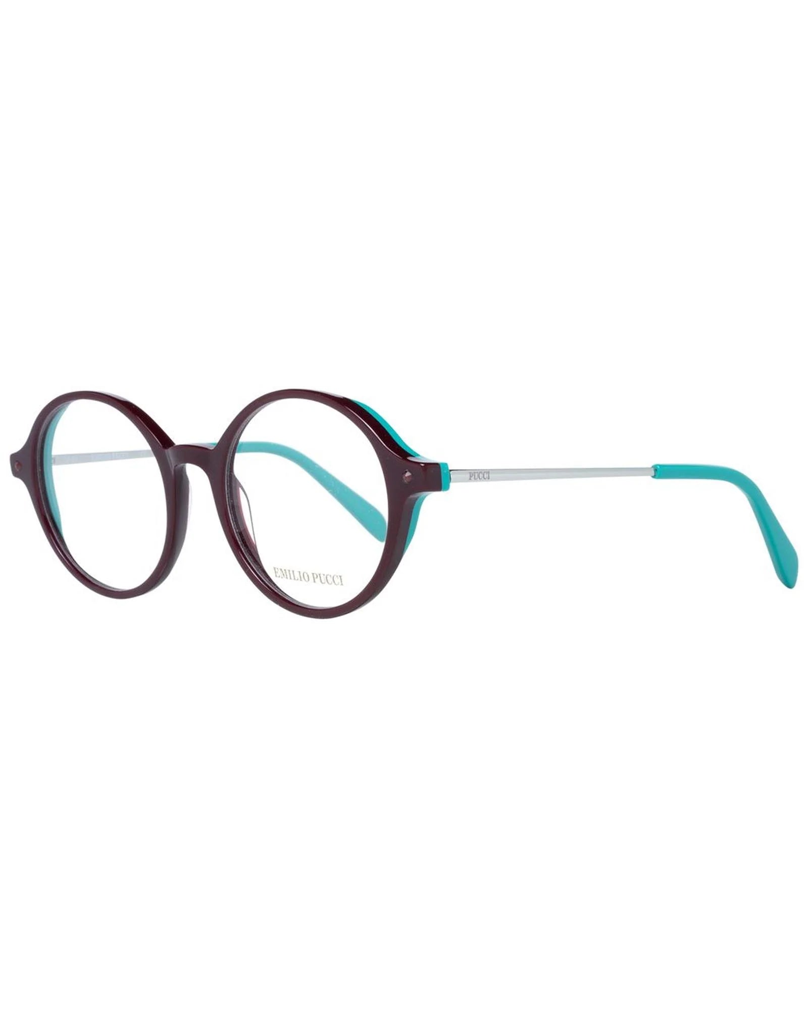 Emilio Pucci Burgundy Plastic Glasses Women's (Frames)