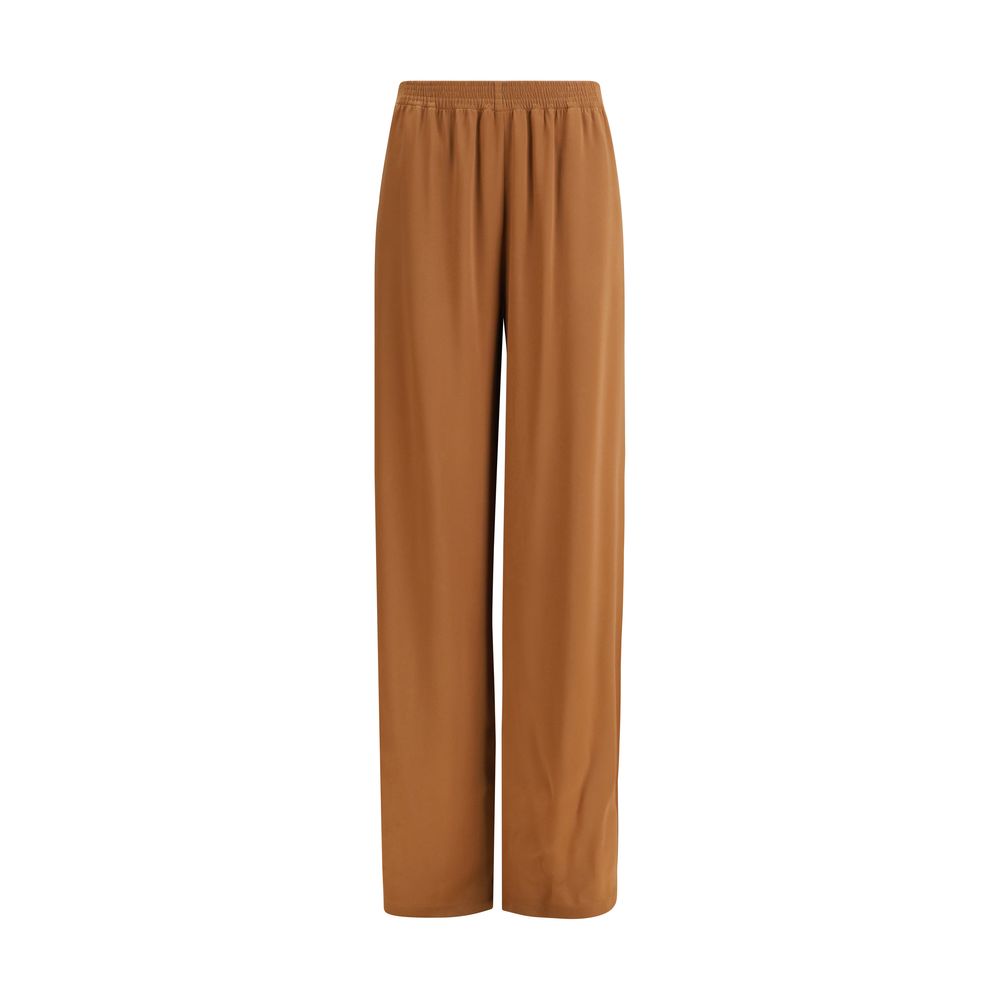 Fabiana Filippi Brown Viscose Casual Women's Pants