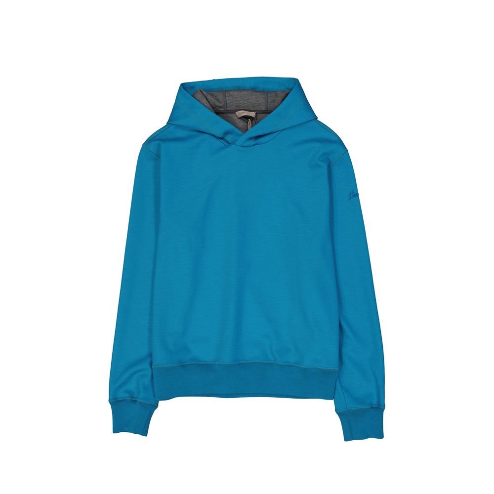 Herno Blue Polyester Men's Sweatshirt