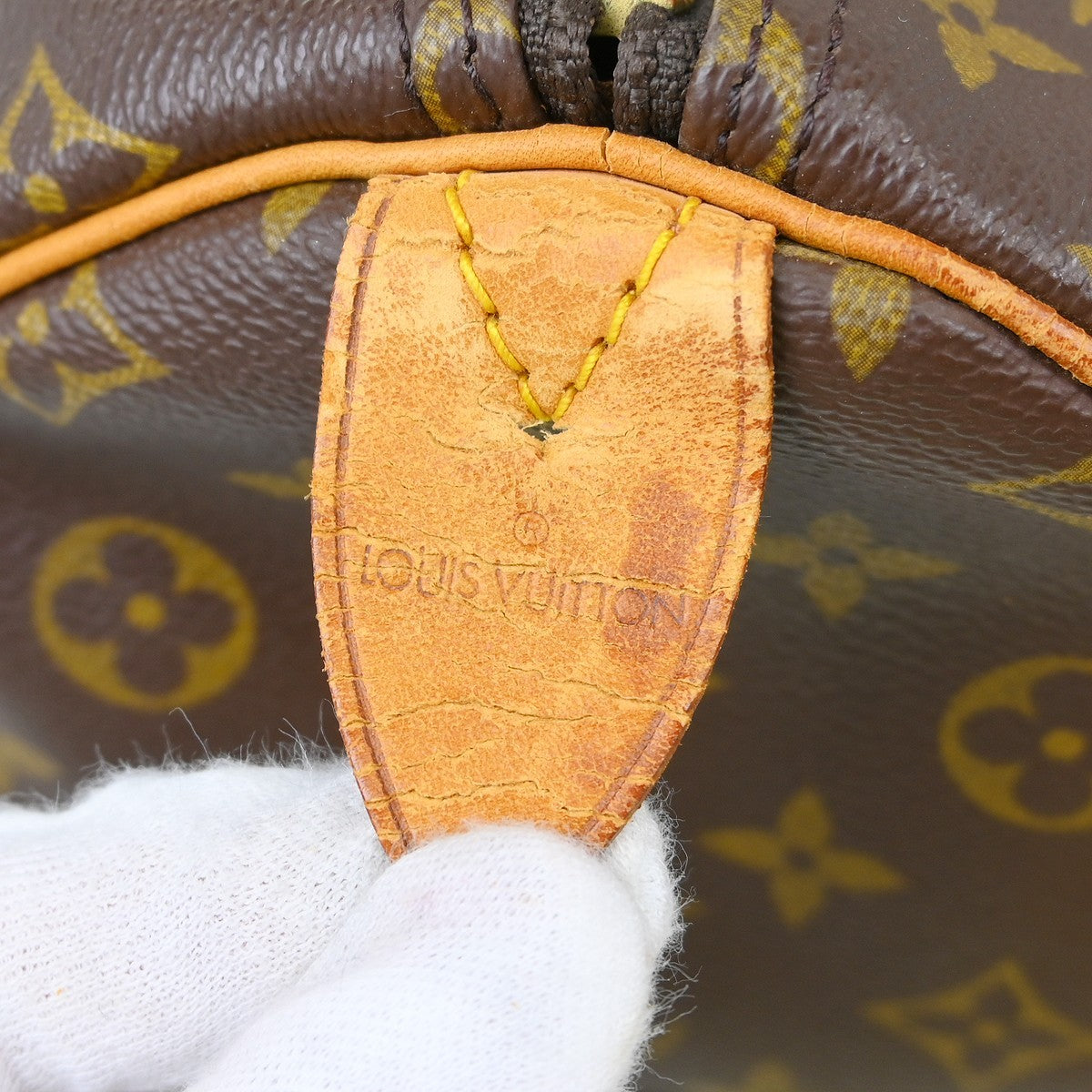 Louis Vuitton Keepall Monogram Canvas Brown Canvas Travel Bag Bag (Pre-Owned)