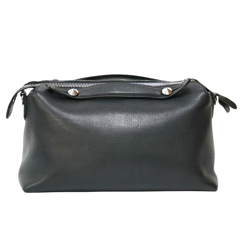 Fendi By The Way Black Leather Shoulder Bag (Pre-Owned)