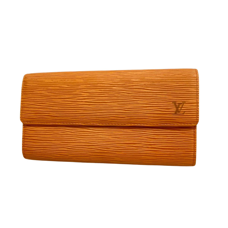 Louis Vuitton Portefeuille Brown Leather Wallet  (Pre-Owned)