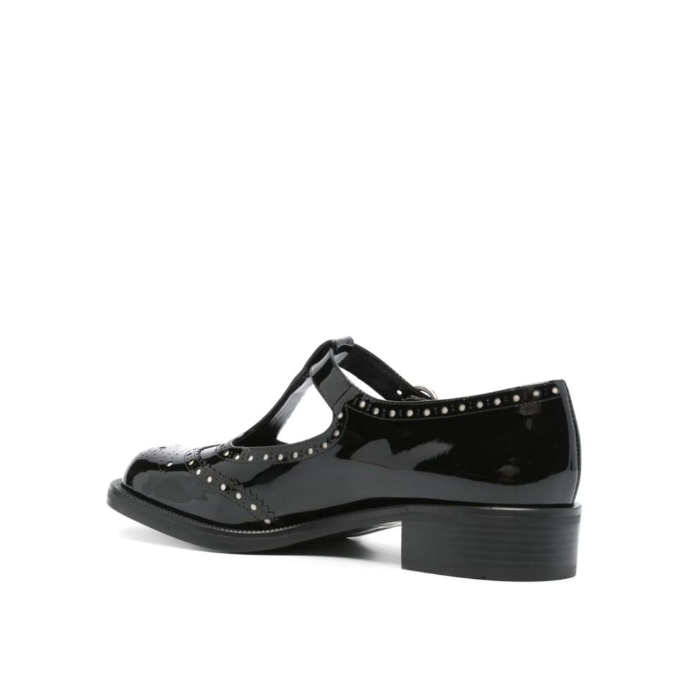 Miu Miu Black Calfskin Women's Flats