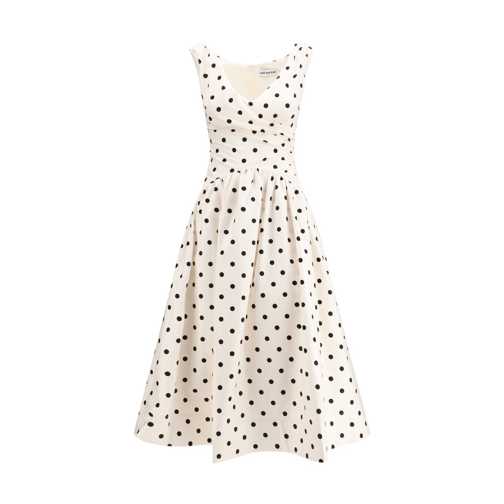 Self-Portrait Multicolor Cotton Casual Women's Dress