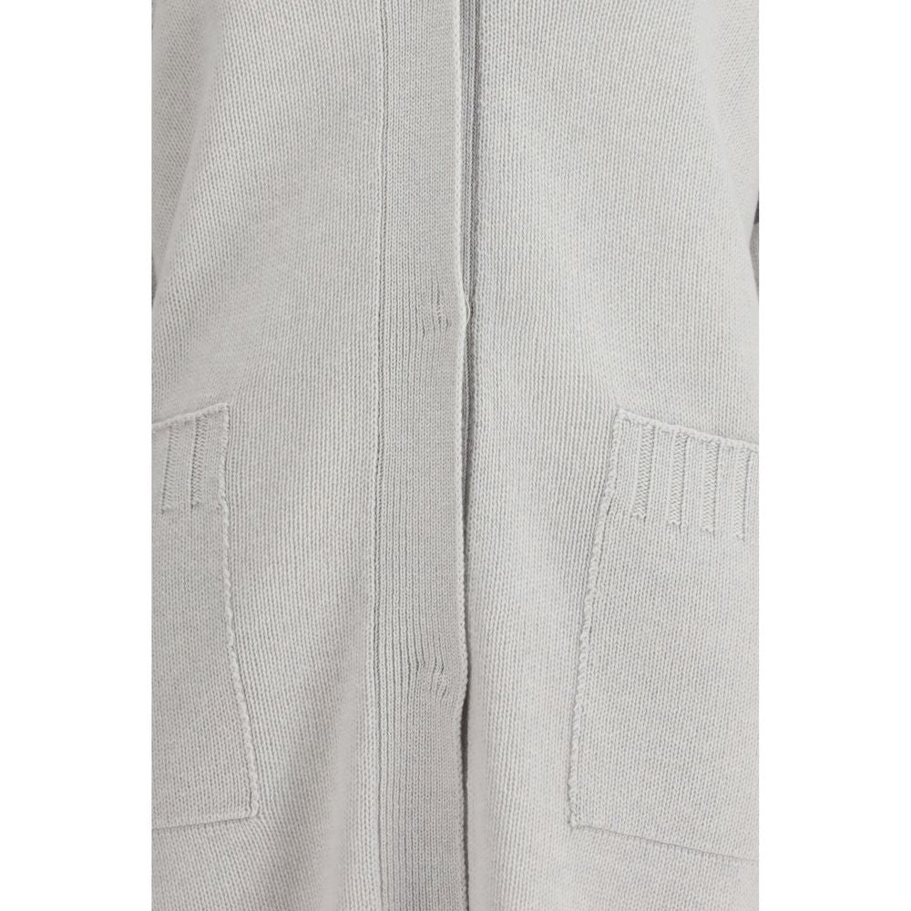 Fabiana Filippi Gray Wool Women's Cardigan