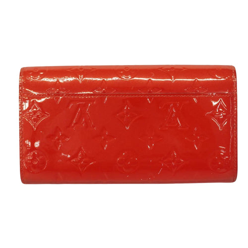 Louis Vuitton Portefeuille Sarah Red Patent Leather Wallet  (Pre-Owned)