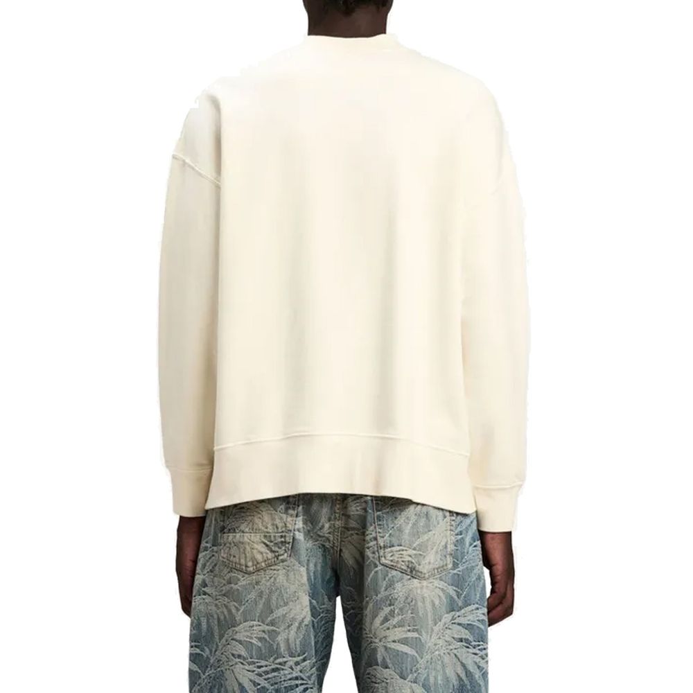Palm Angels White Cotton Men's Sweatshirt
