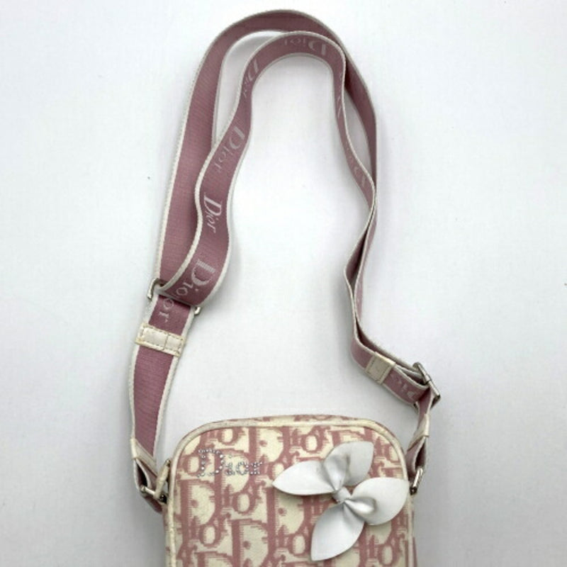 Dior Saddle Pink Canvas Shopper Bag (Pre-Owned)