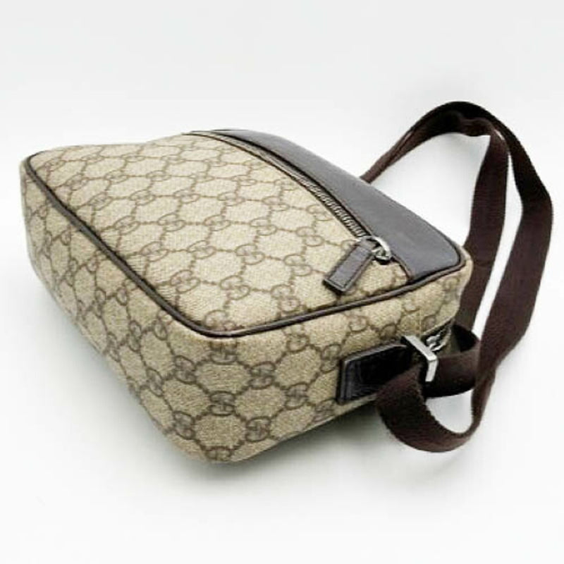 Gucci Guccissima Brown Canvas Shoulder Bag (Pre-Owned)