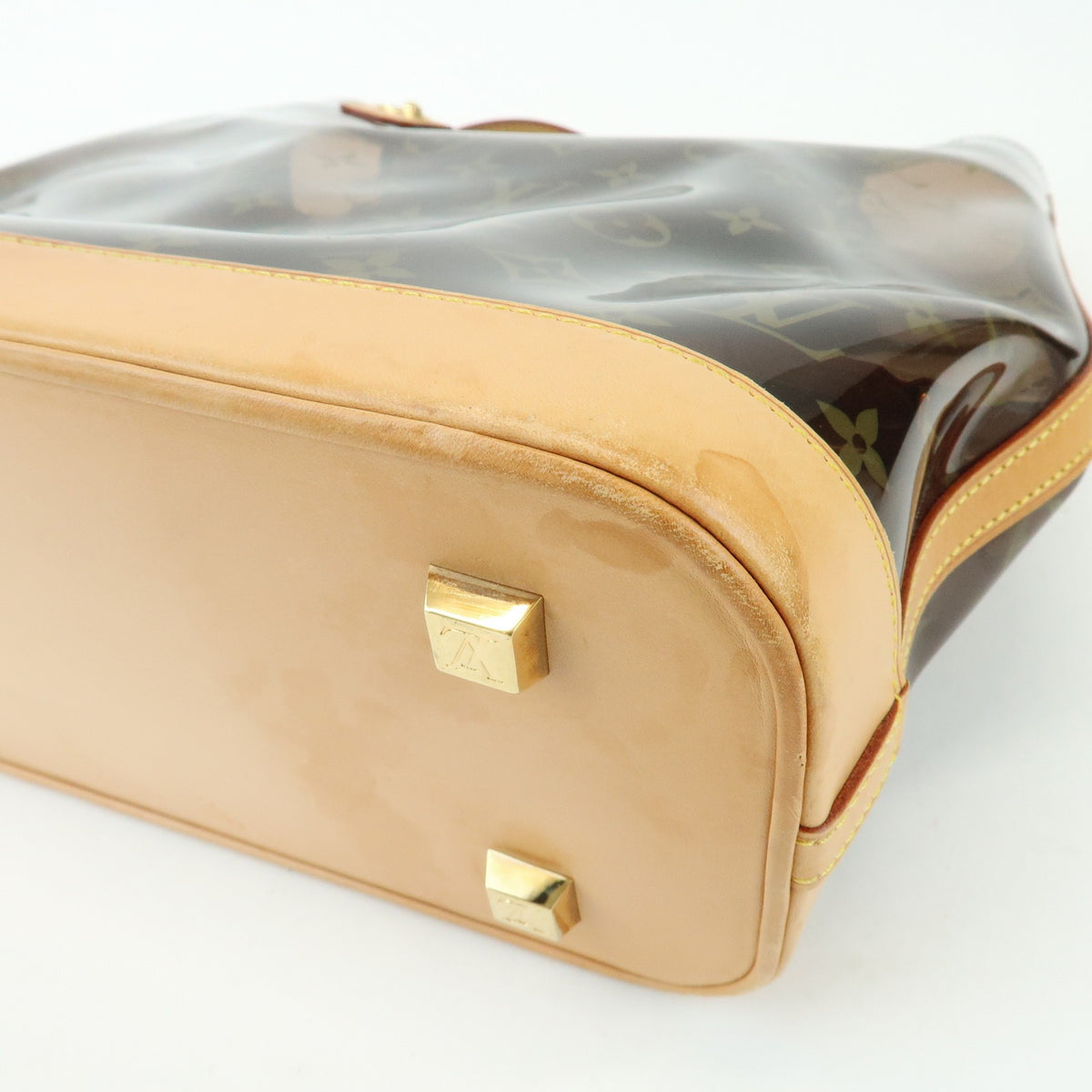 Louis Vuitton Sac Ambre Monogram Vinyl Brown Plastic Handbag (Pre-Owned)