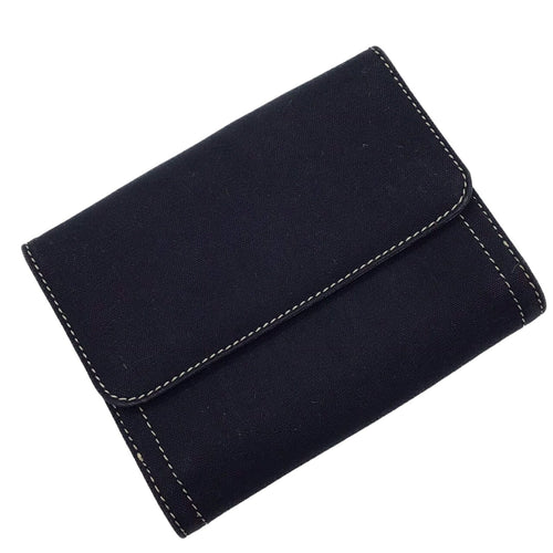 Fendi Navy Canvas Wallet  (Pre-Owned)
