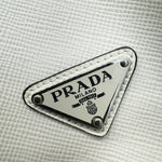 Prada Saffiano White Leather Handbag (Pre-Owned)