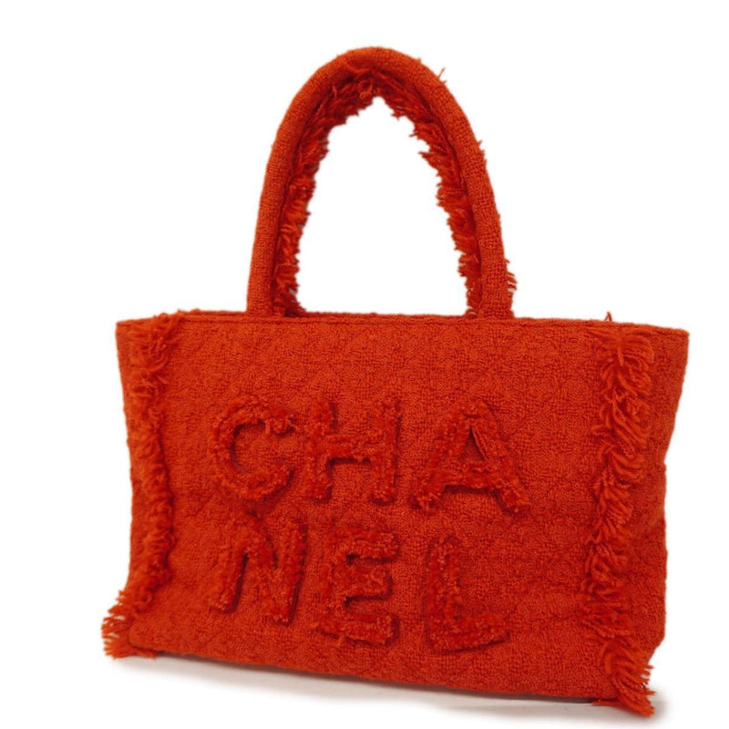 Chanel Shopping Red Tweed Tote Bag (Pre-Owned)