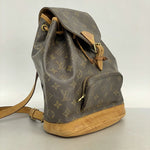 Louis Vuitton Montsouris Brown Canvas Backpack Bag (Pre-Owned)