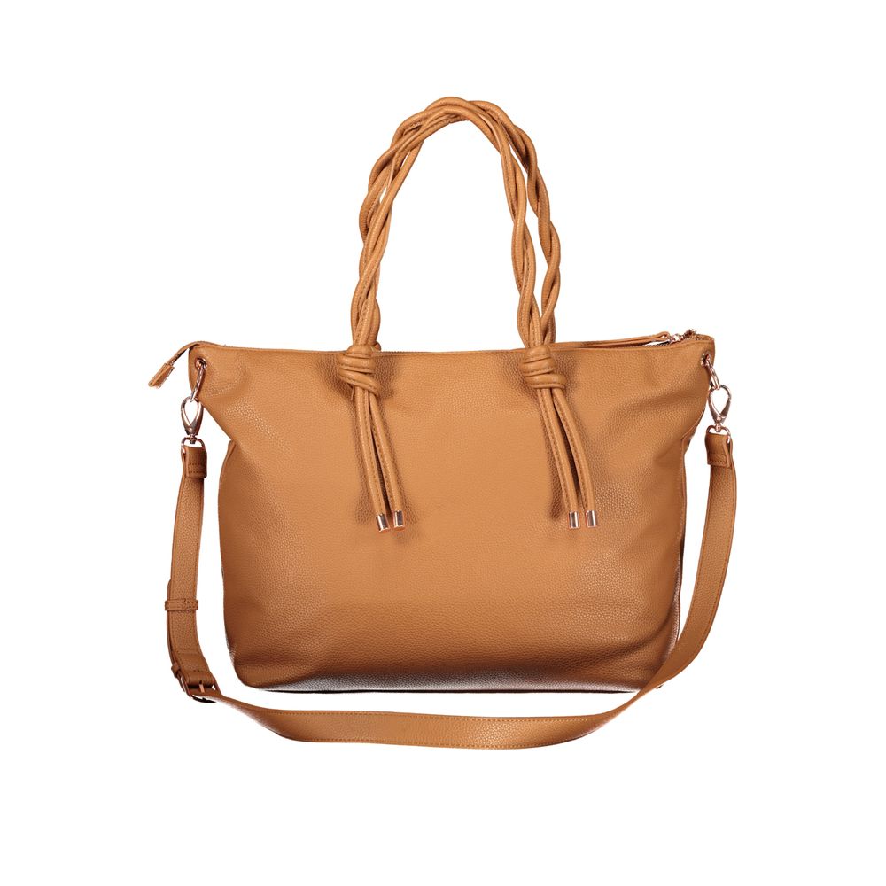 Mario Valentino Brown Polyurethane Women's Women's Bag