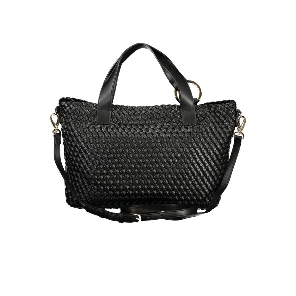 Mario Valentino Black Polyurethane Women's Women's Bag