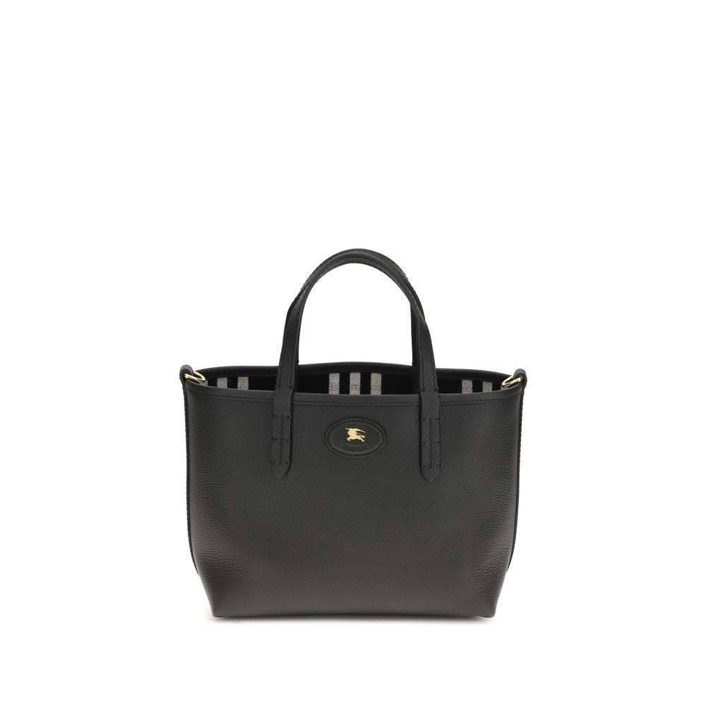 Burberry Black Calf Leather Bos Taurus Shoulder Women's Bag