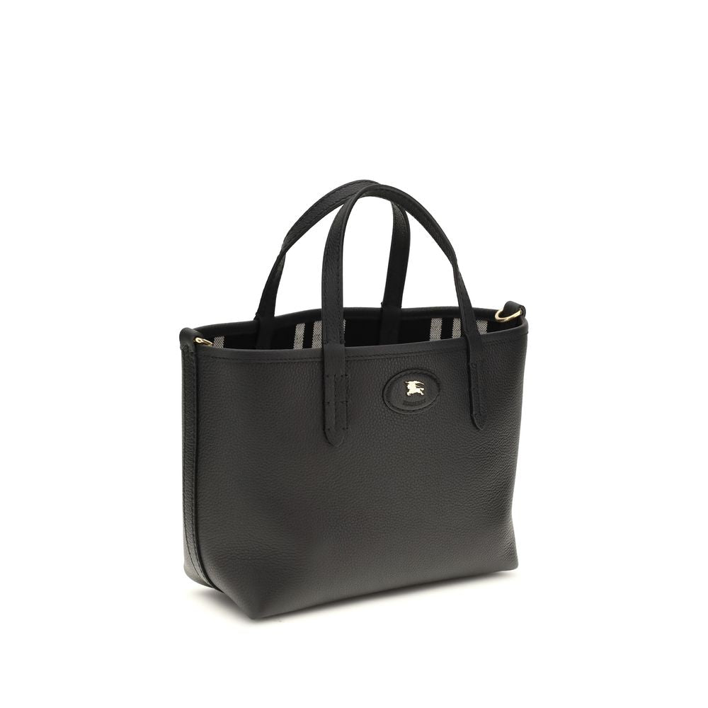 Burberry Black Calf Leather Bos Taurus Shoulder Women's Bag