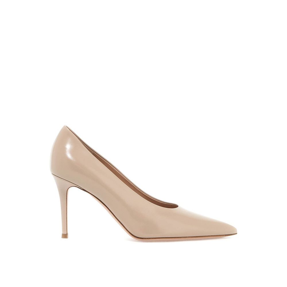 Gianvito Rossi Beige Calfskin High Heel Women's Pumps