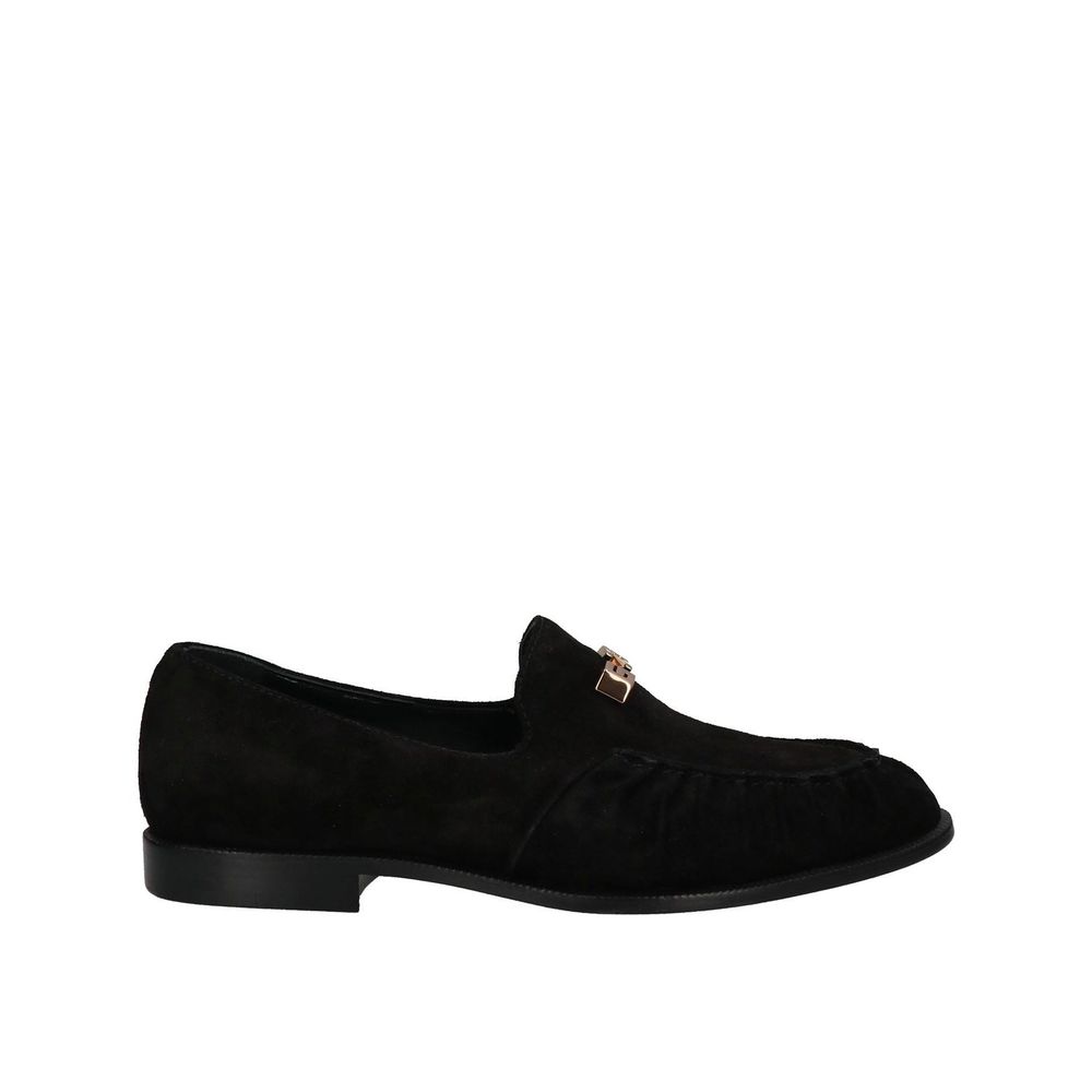 Giuseppe Zanotti Black Calfskin Slip-On Men's Loafers
