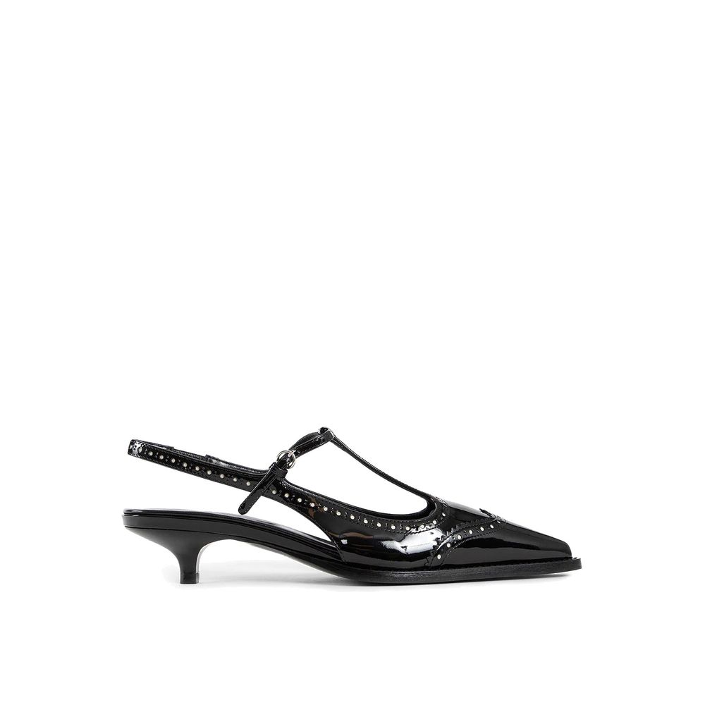 Miu Miu Black Calfskin High Heel Women's Pumps