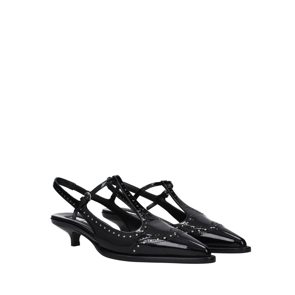 Miu Miu Black Calfskin High Heel Women's Pumps