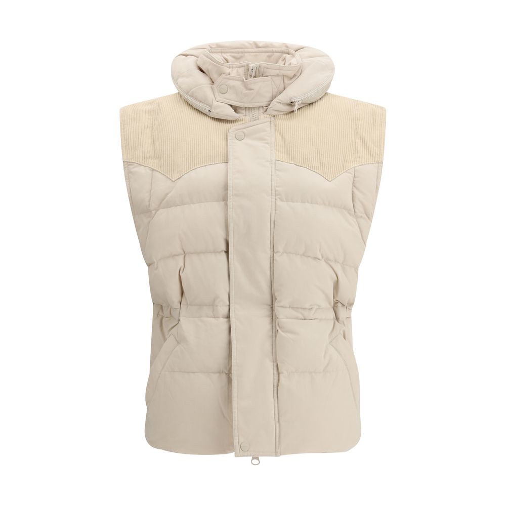 Isabel Marant Étoile Beige Polyamide Sleeveless Women's Jacket